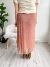 Rose Gold Shimmer Skirt