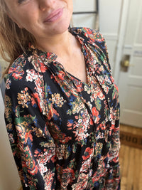 Midnight Blossom Dress