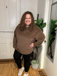 Corded Long Sleeve Pullover