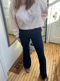 Dark Wash Bounce Back Flare Jeans