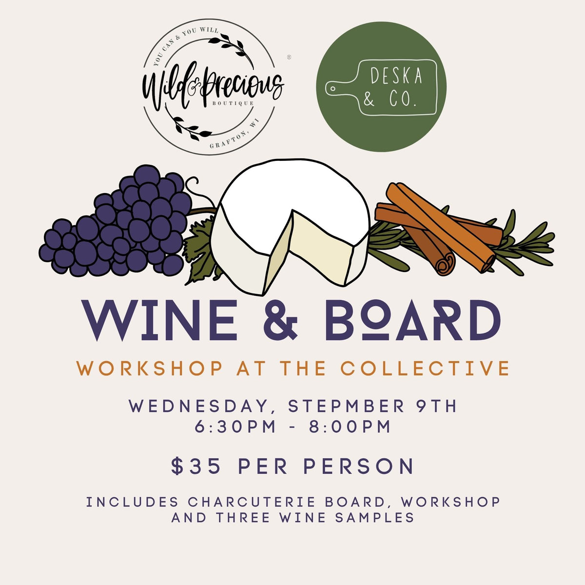 Wine & Board Night - Fall Theme - SEPTEMBER 9TH