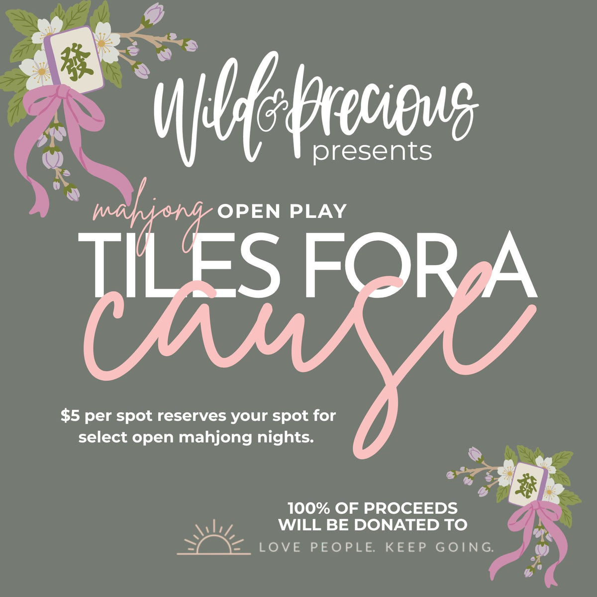 Tiles For A Cause - Mahjong Open Play