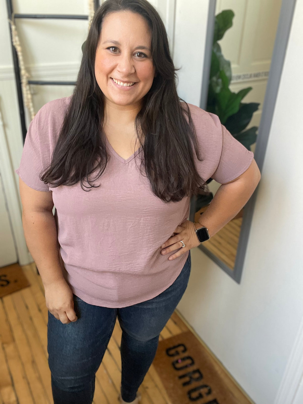 Blushing Comfort Blouse