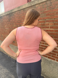 Rosey Days Knit Tank