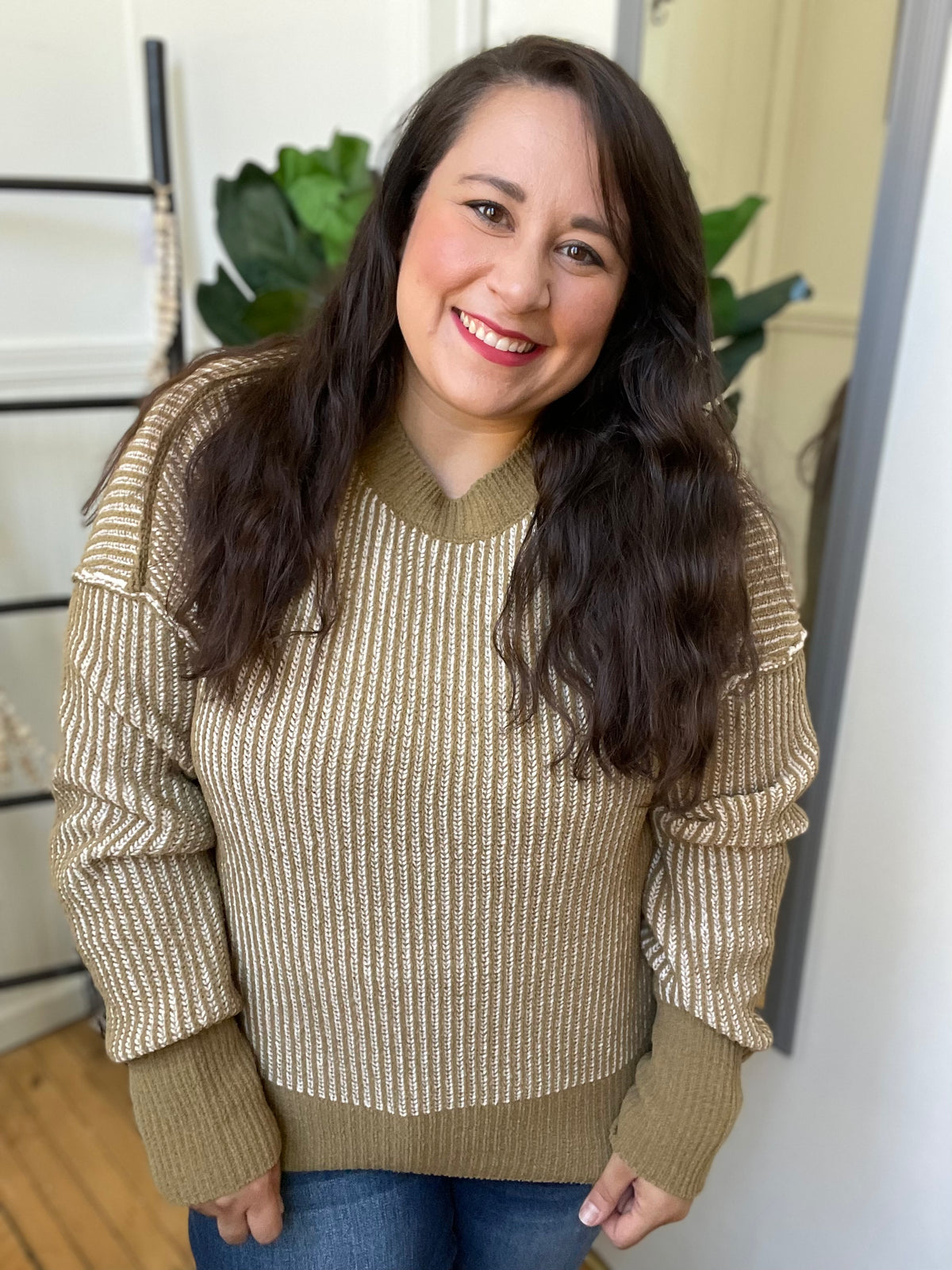 Forever Yours Olive Sweater