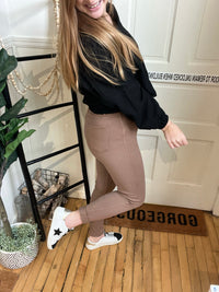 Mocha Knit Joggers