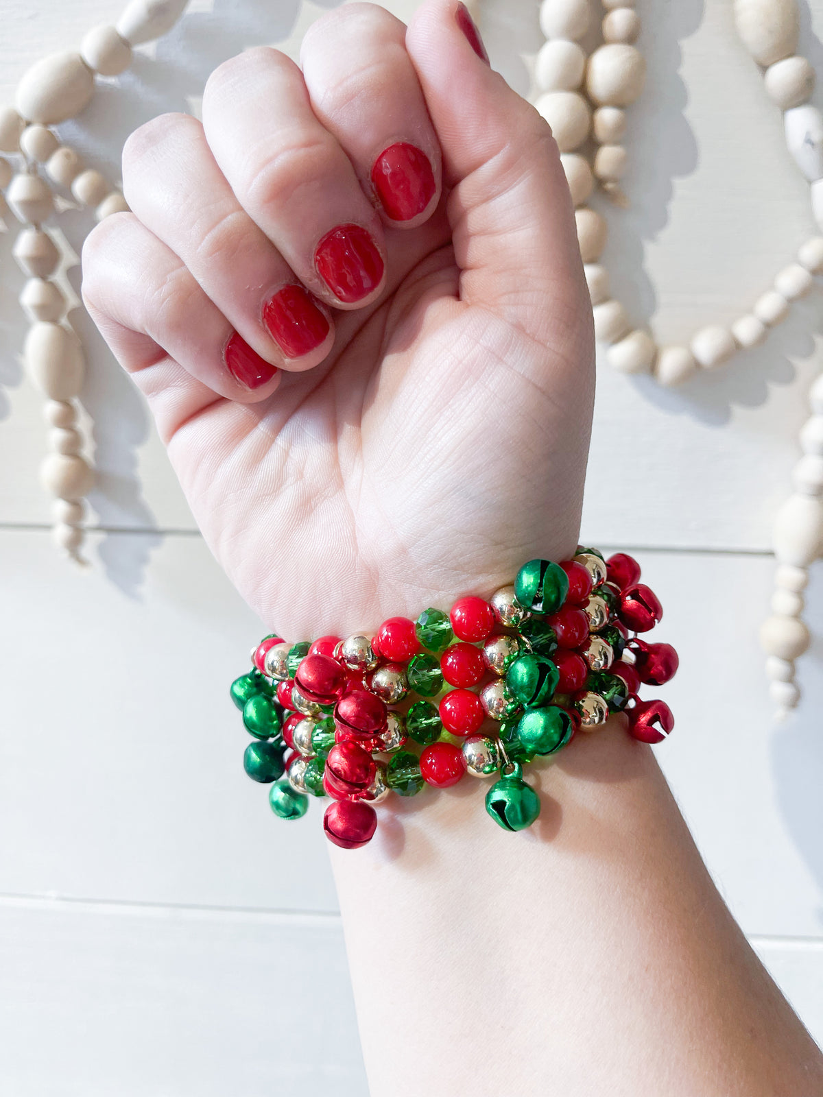 Kids Holiday Word Bracelets