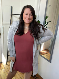 Breezy Brick Dress