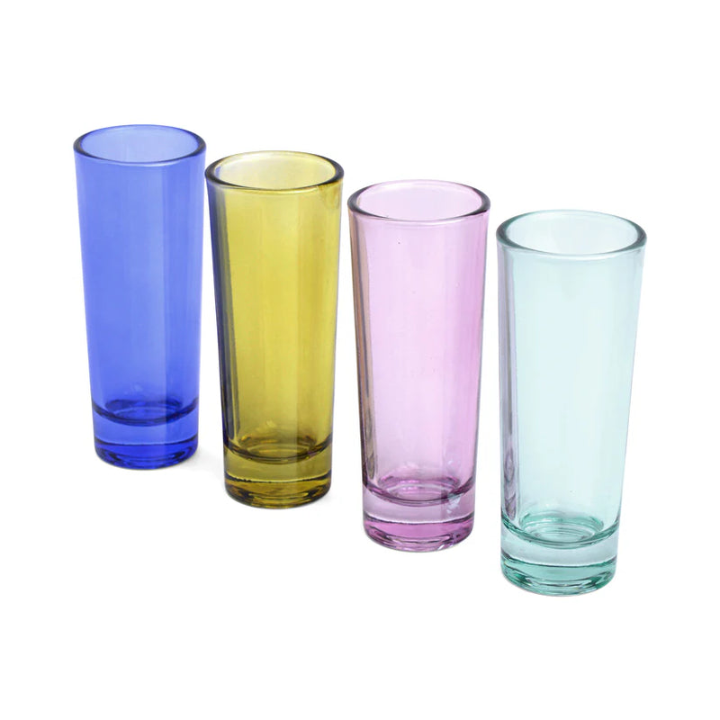The Gracie Assorted Shot Glasses - Set of 4