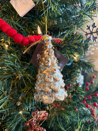 Gold Hanging Tree Ornament