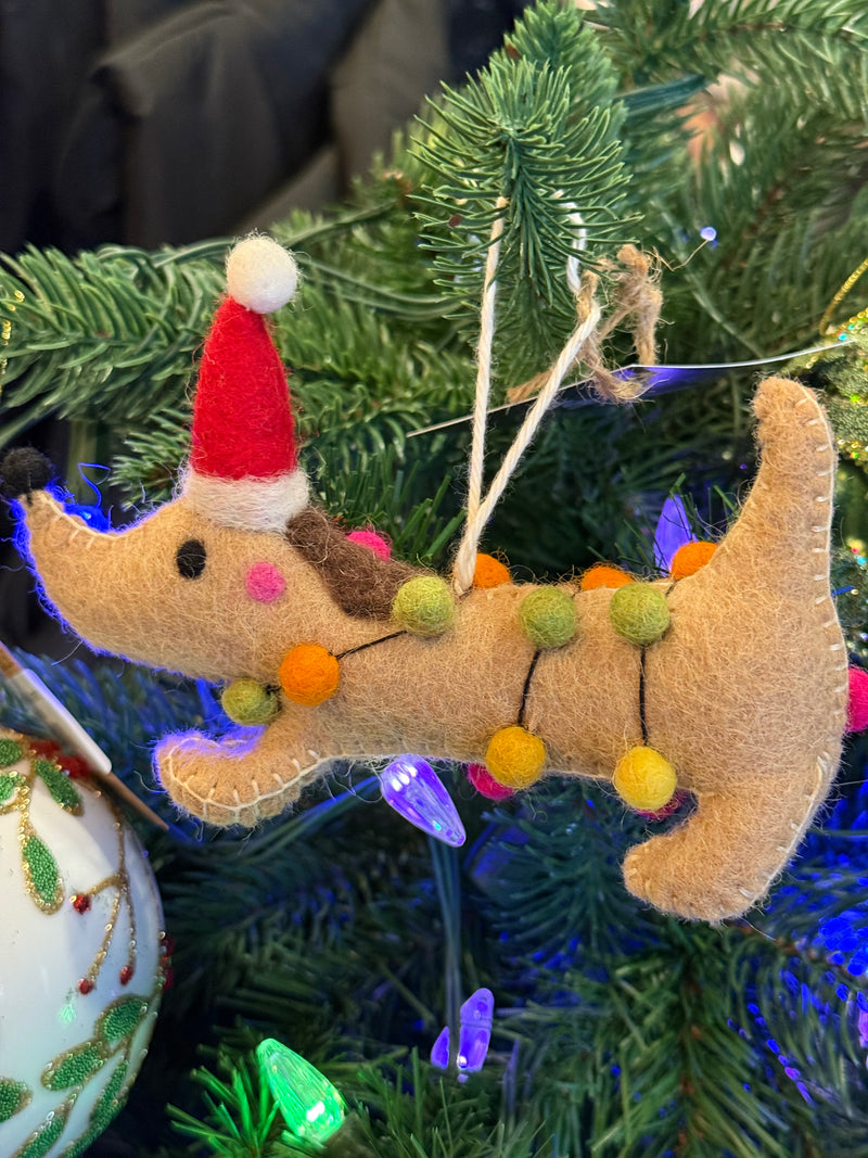 Dog With Lights Ornament