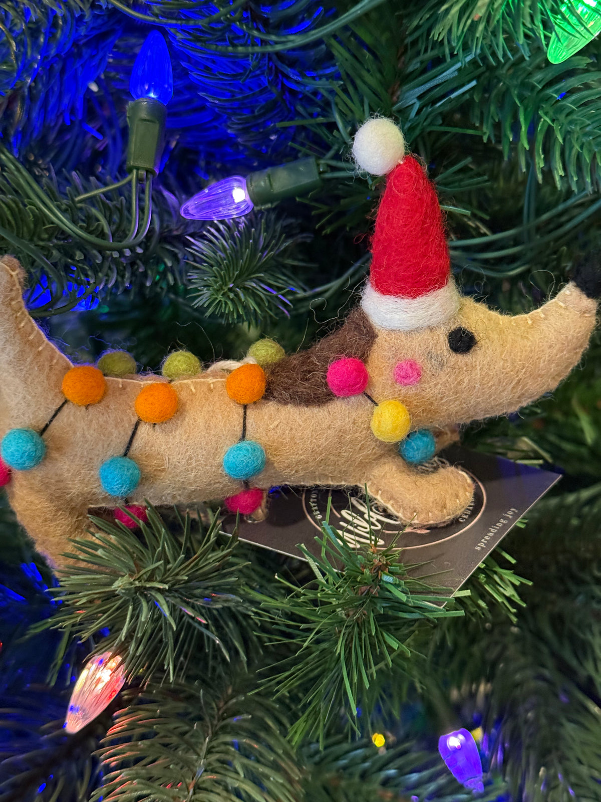 Dog With Lights Ornament