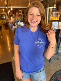 Wild & Precious Logo Graphic Tee - Blue