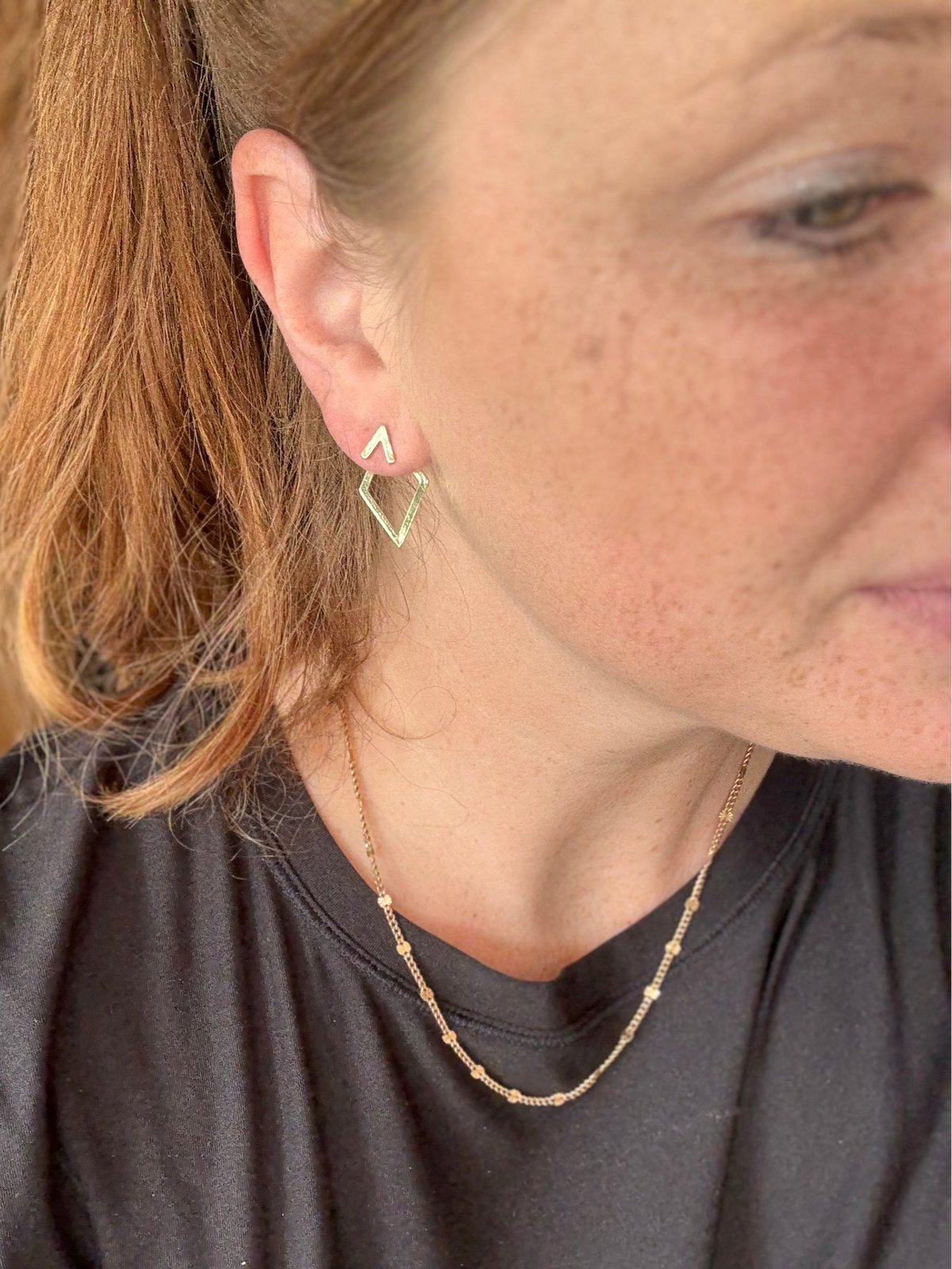 Gold Geometric Earrings