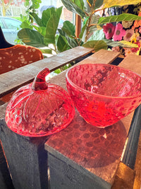 Glass Strawberry Jar
