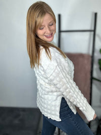 Plush Pop Ivory Sweater