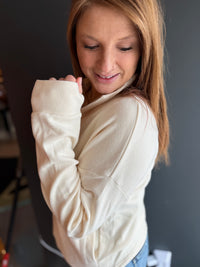 Wrapped In Comfort Cream Pullover