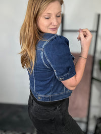 Patty Puff Sleeve Jean Jacket