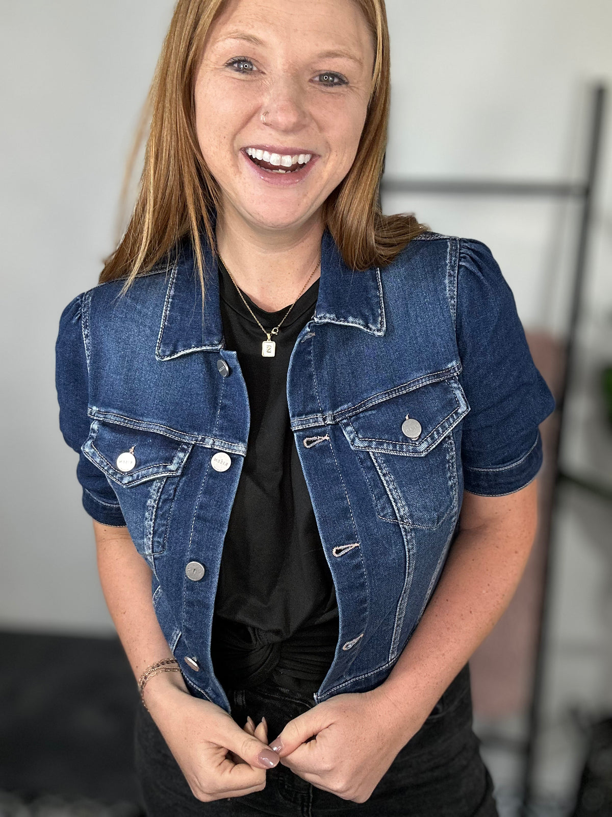 Patty Puff Sleeve Jean Jacket Wild Precious