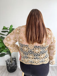 Golden Crochet Top