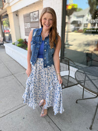 Fields of Blue Skirt