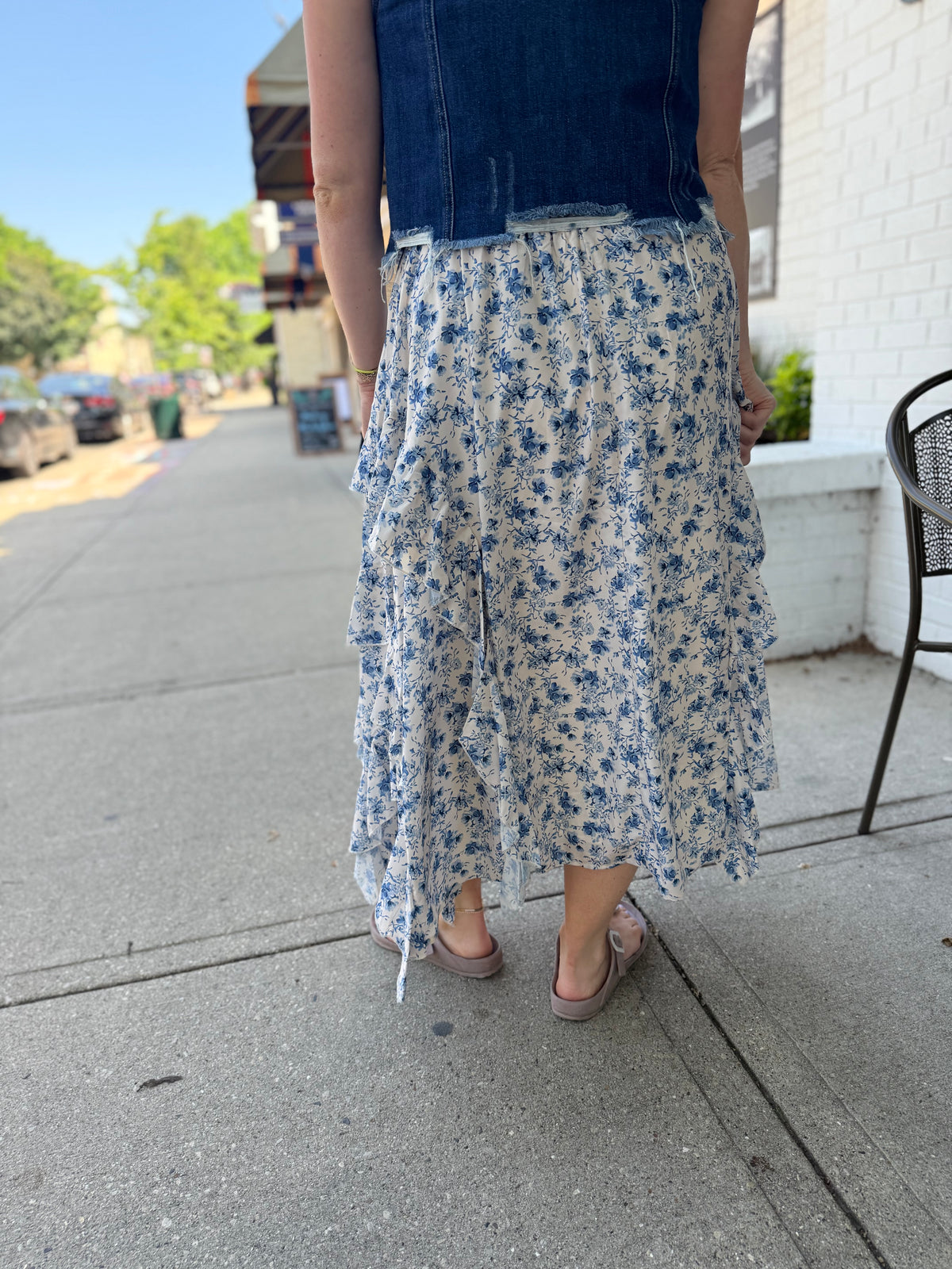 Fields of Blue Skirt