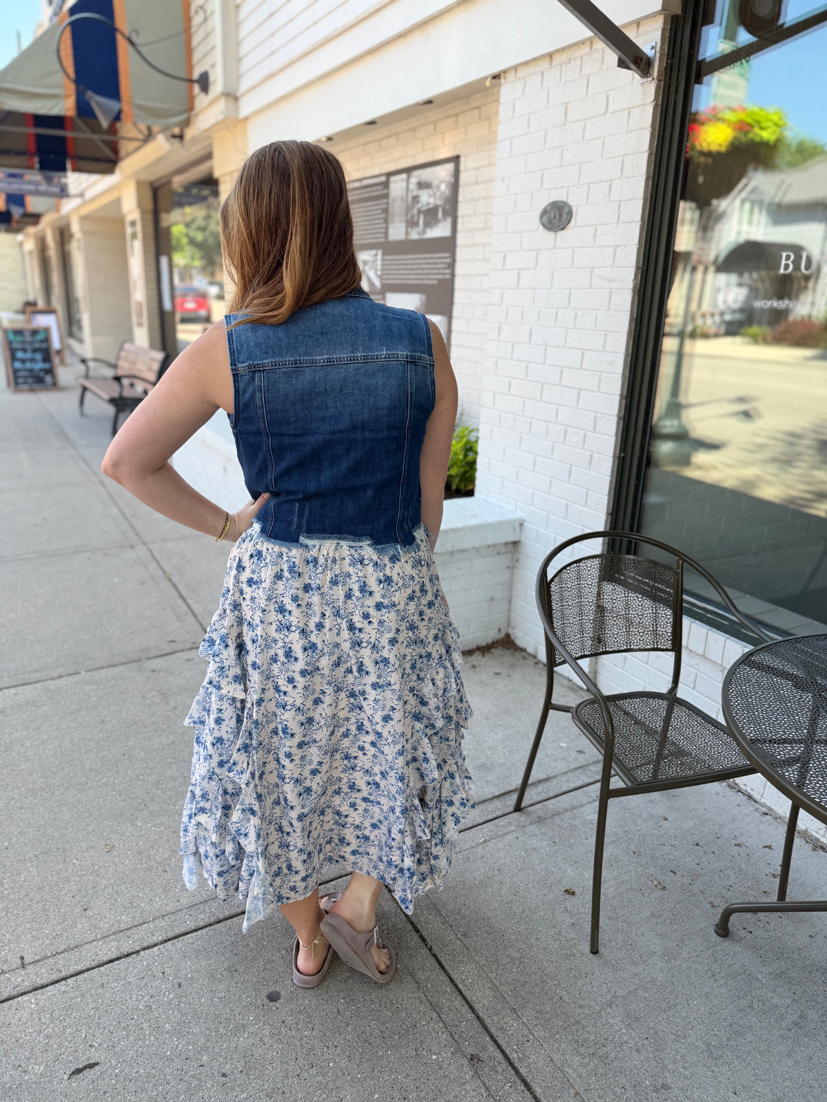 Fields of Blue Skirt
