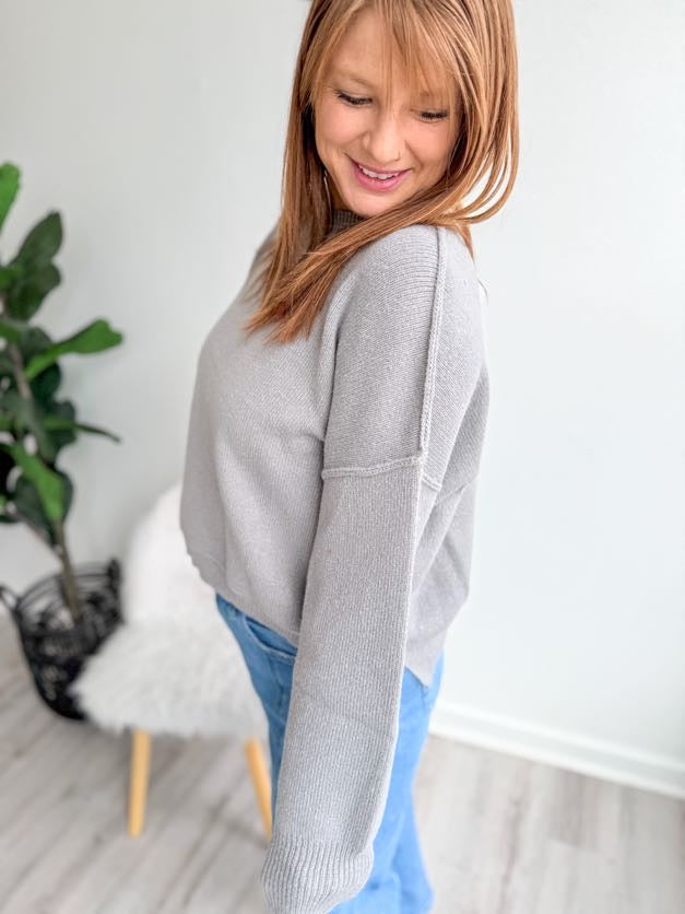 Silver Lining Cozy Knit Sweater
