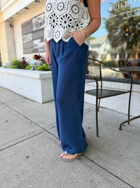 Comfy Denim Wide Leg Pant
