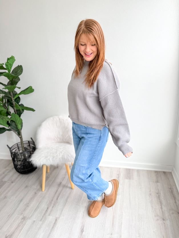 Silver Lining Cozy Knit Sweater