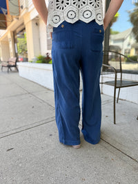 Comfy Denim Wide Leg Pant