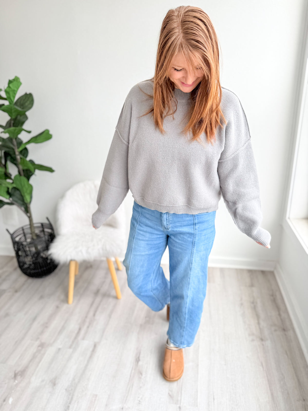 Silver Lining Cozy Knit Sweater