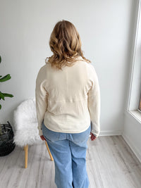 Wrapped In Comfort Cream Pullover