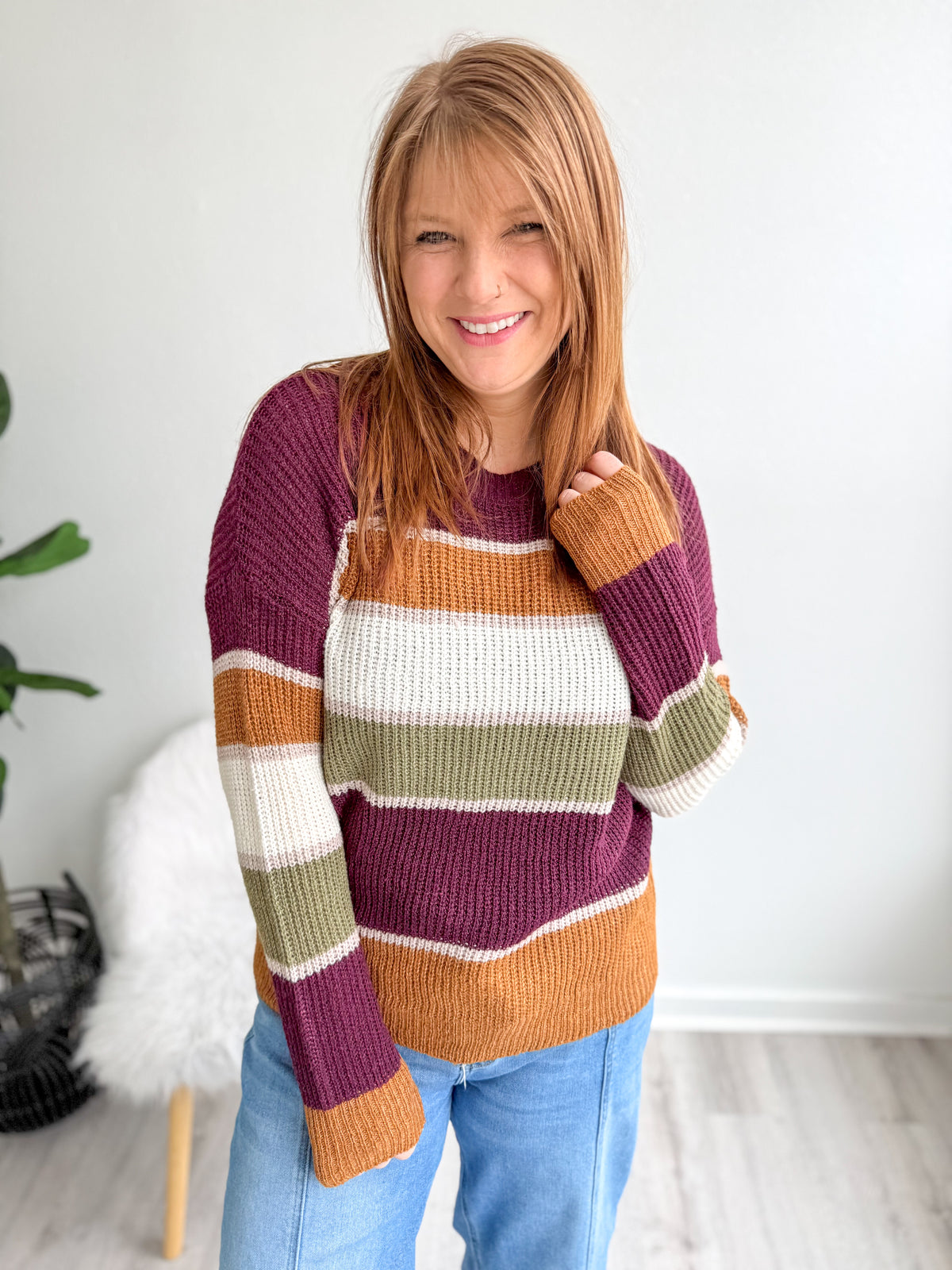 Amber Striped Sweater*