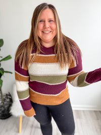 Amber Striped Sweater*