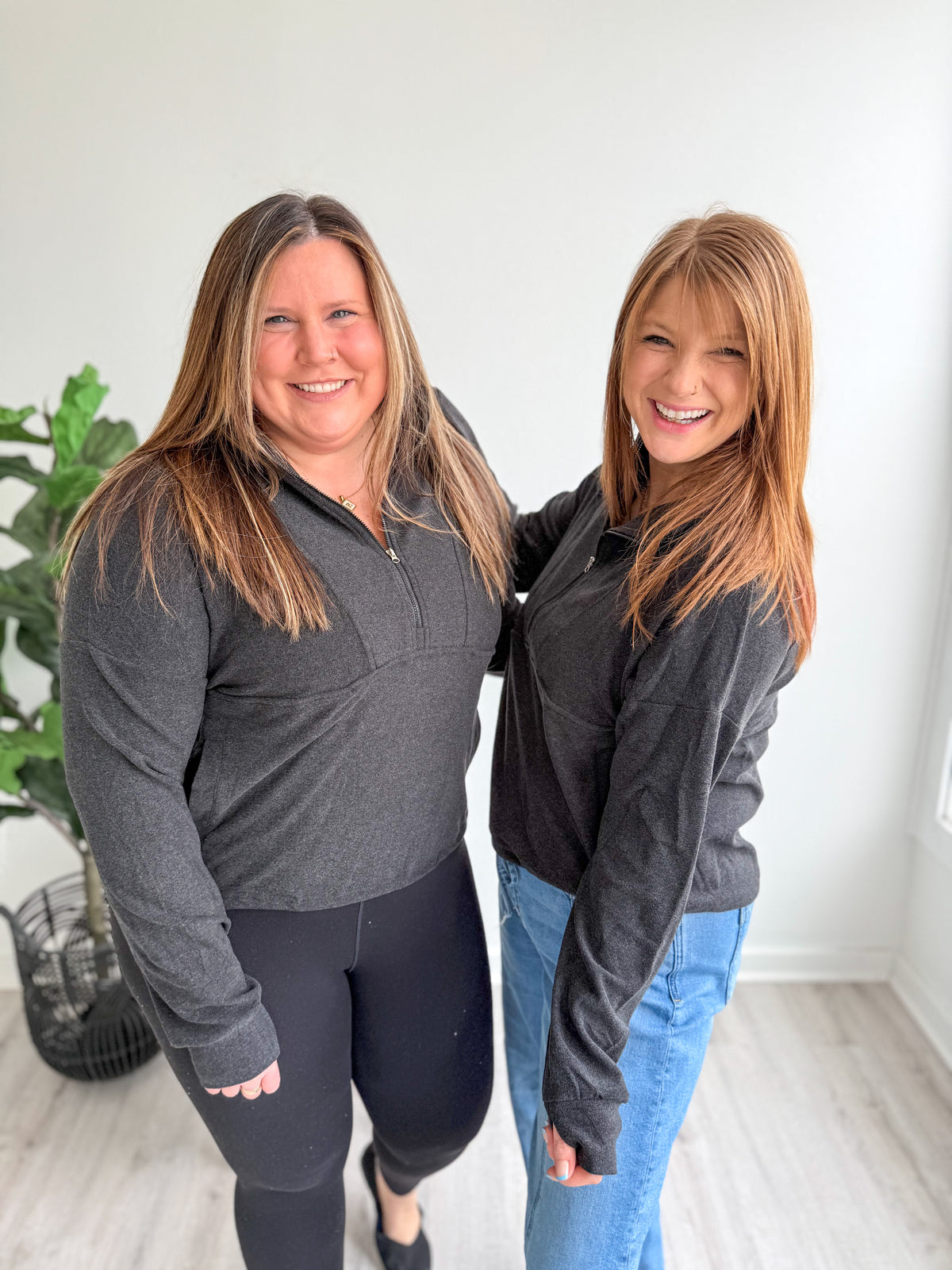 Wrapped In Comfort Charcoal Pullover