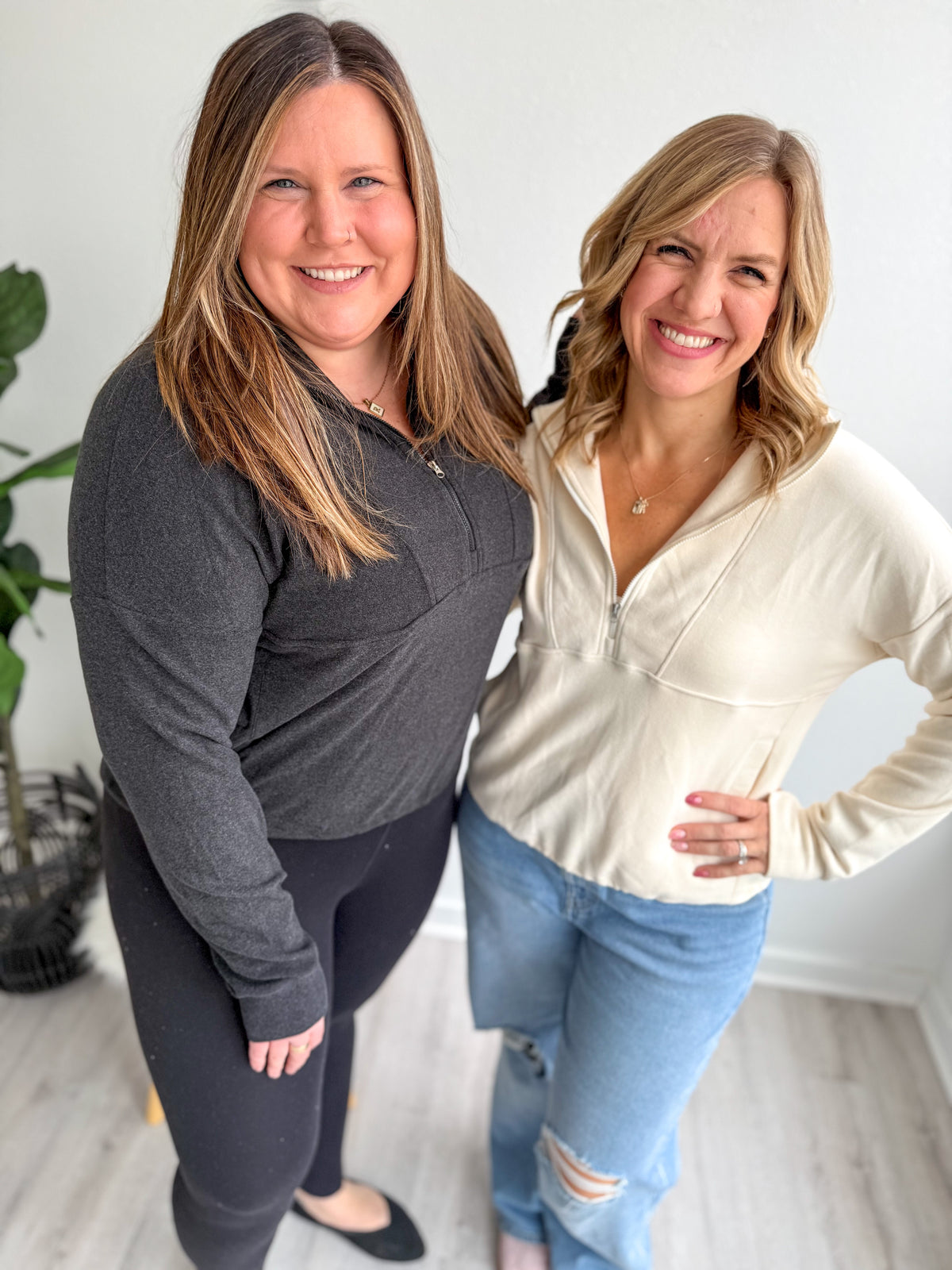 Wrapped In Comfort Charcoal Pullover