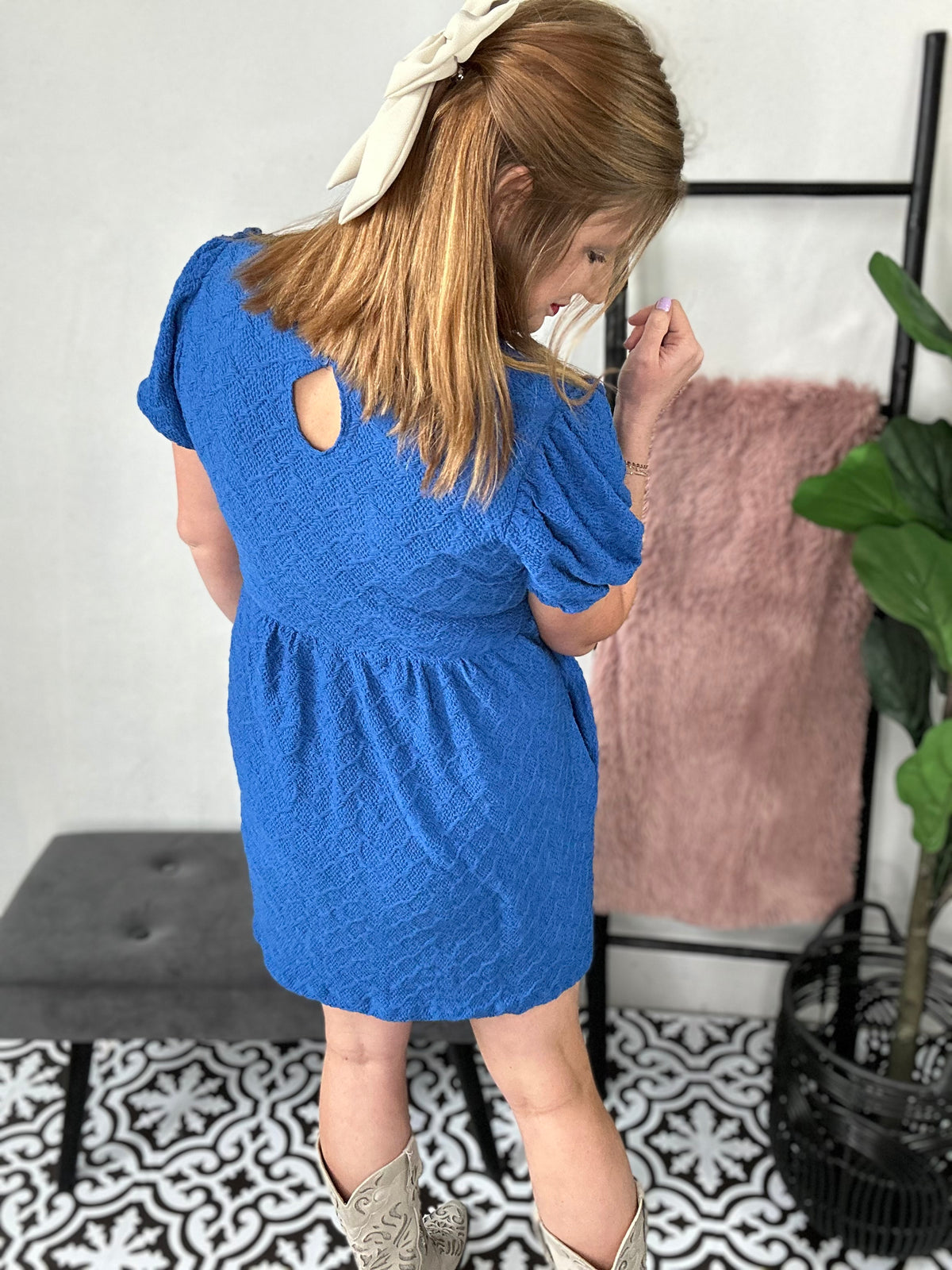 Remy Royal Textured Dress