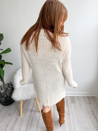 Cream Sweater Dress