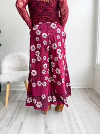 Cherry Blossom Wide Leg Pants