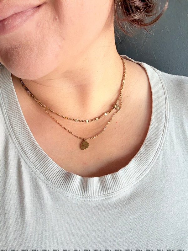 Gold Strawberry Necklaces