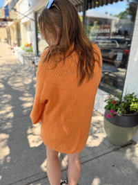Game Day Orange Cardigan