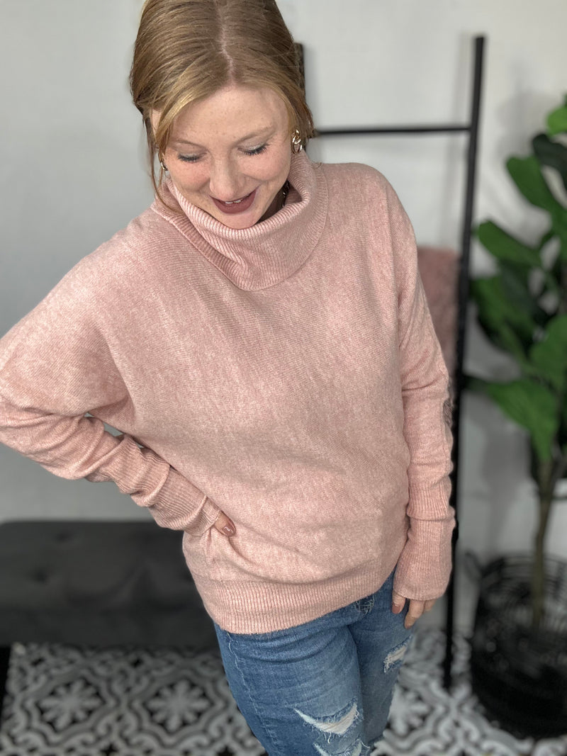 Rosie Soft Cowl Neck Sweater