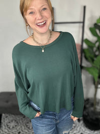 Soft Evergreen Top