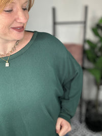 Soft Evergreen Top