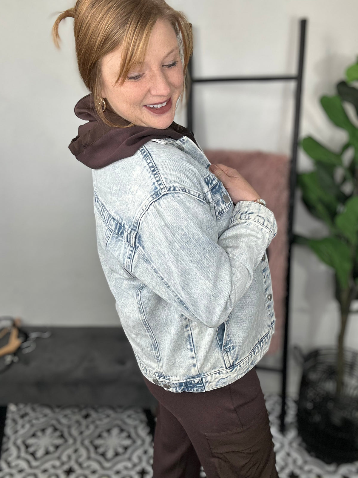 Stella Light Wash Oversized Jean Jacket