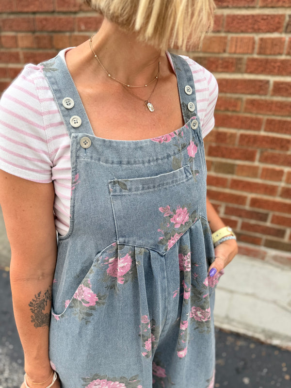 Wildflower Wash Overalls