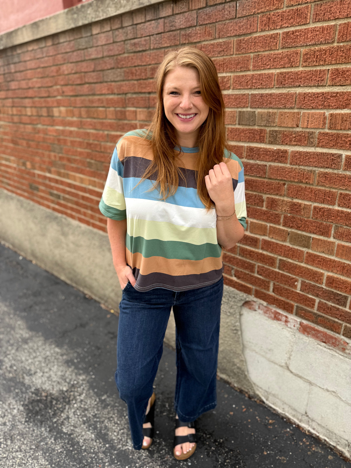 Everly Stripe Top