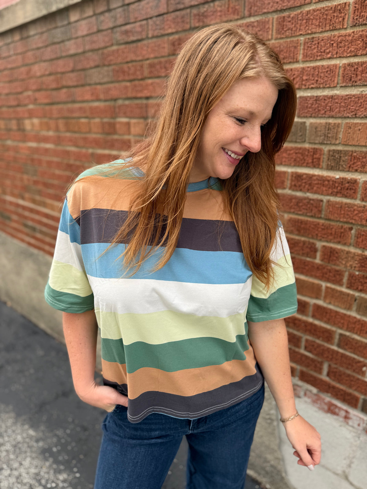 Everly Stripe Top