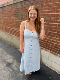 Camden Button Down Midi Dress